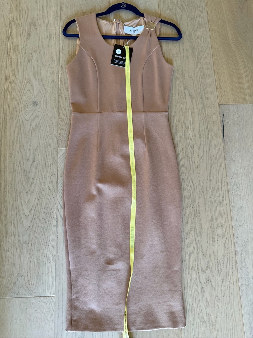 Aleiva Midi Sheath Dress in Blush